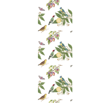 Fruit looters in nature Lounge Wallpaper - TenStickers