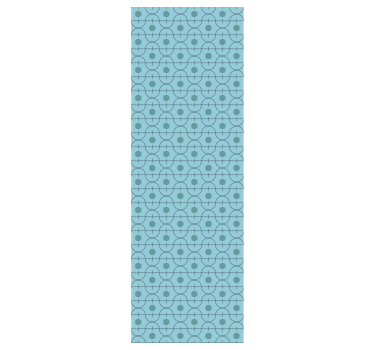 Blue geometric Japanese pattern Lounge Wallpaper - TenStickers