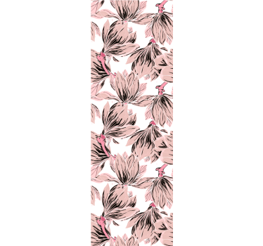 Close up multiple white and pink magnolia  Nature Wallpaper - TenStickers