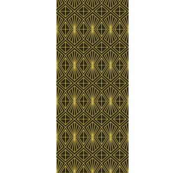 Radiant geometric shapes living room wallpaper - TenStickers