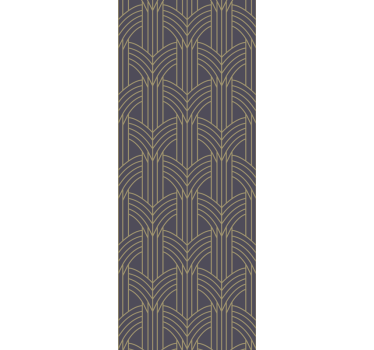 Art-Deco style geo pattern Cool abstract wallpaper - TenStickers