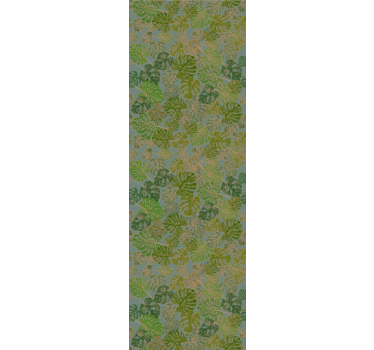 Japandi minimalistic monstera leaves Lounge Wallpaper - TenStickers