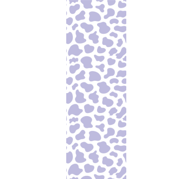 Purple cow print Teenage Bedroom Wallpaper - TenStickers