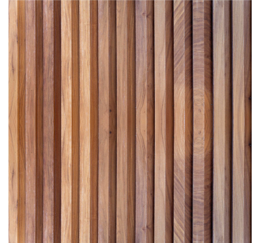 Vertical wood planks wallpaper for Living room - TenStickers