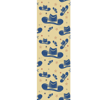 Cowboy hat Childrens Wallpaper - TenStickers