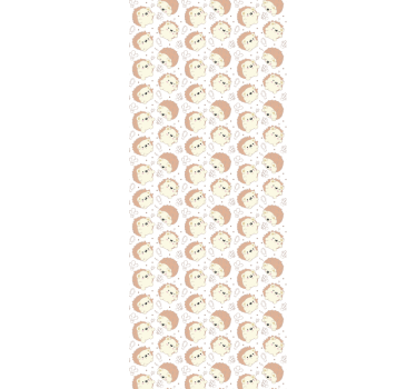 Hedgehog motif kids wallpaper - TenStickers