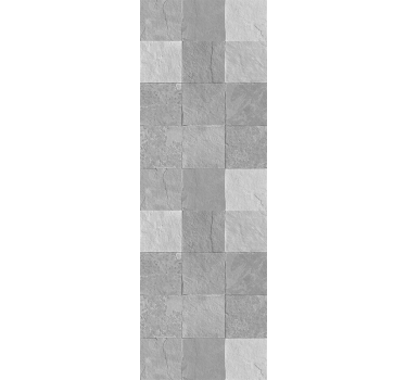 Grey tiles and vintage Tile Effect Wallpaper - TenStickers