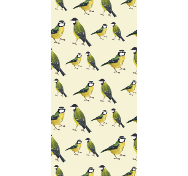 Colorful Bird Collection birds wallpaper - TenStickers
