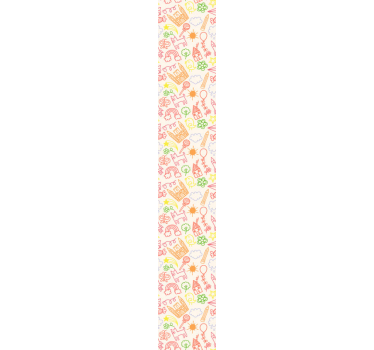 Childhood scribbles kids wallpaper - TenStickers