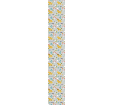 Abstract with leopeards in gray background Cool animal wallpaper - TenStickers