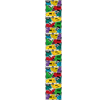 Cartoon characters kids wallpaper - TenStickers