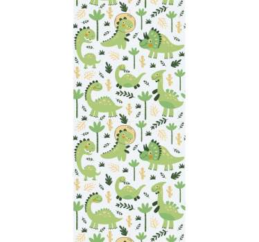 Baby dinosaurs Cool animal wallpaper - TenStickers
