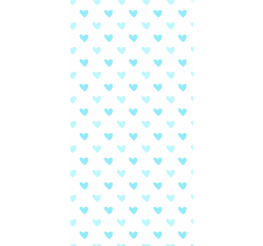 Heart Motif Pattern kids wallpaper - TenStickers