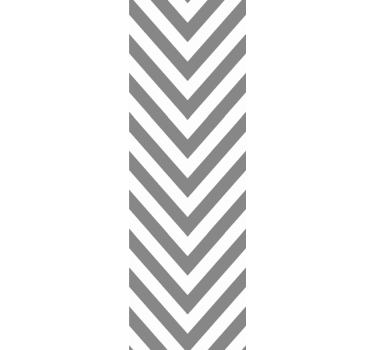 Grey and white chevron modern Wallpaper - TenStickers