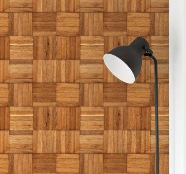 Brown seamless wood tiles pattern Wood wallpaper - TenStickers
