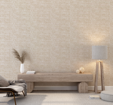 Detailed fabric textured wallpaper mural - TenStickers