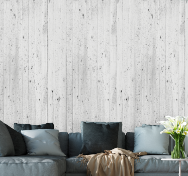 Gray concrete effect texture Vintage Wallpaper - TenStickers