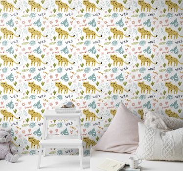 Jungle for Kids Wallpaper - TenStickers