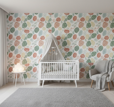 Kids wallpaper animal print soft fabric - TenStickers