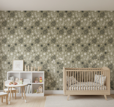 Kids wallpaper charming bird designs - TenStickers