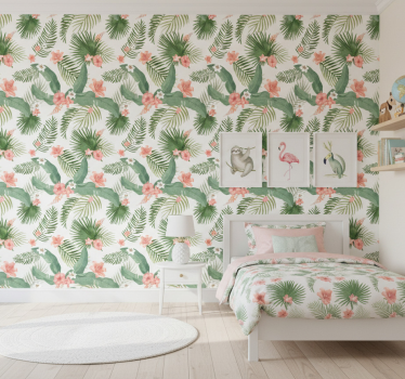 Kids wallpaper hollywood-regency plants design - TenStickers