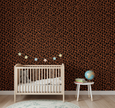 Kids wallpaper leopard pattern - TenStickers