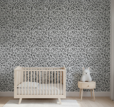Kids wallpaper leopard spot pattern - TenStickers