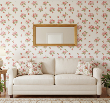 Living room wallpaper vintage elegant design - TenStickers