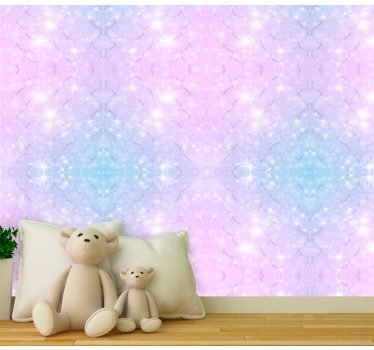 Mermaid glitter scales Kids wallpaper - TenStickers