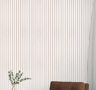 Modern lines "japandi" style Contemporary Wallpaper - TenStickers