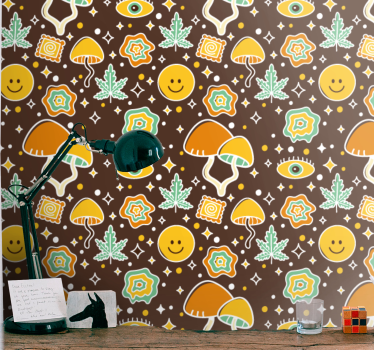Kids wallpaper with happy designs - TenStickers