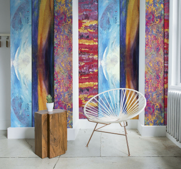 Wallpaper colorful splash - TenStickers
