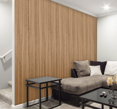 Vintage wallpaper vertical stripes - TenStickers